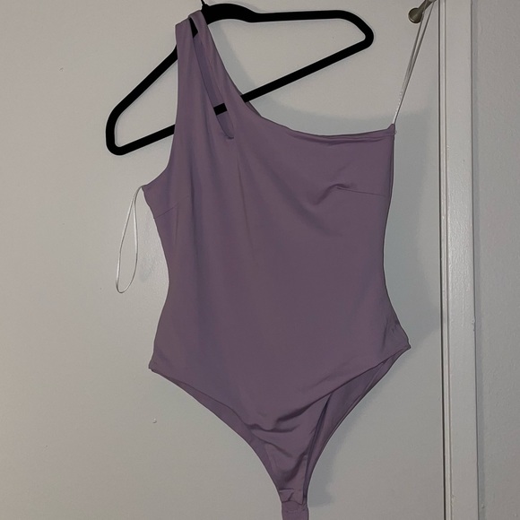 Purple Princess Polly One Shoulder Bodysuit - Picture 1 of 4